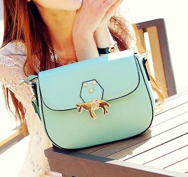 มาใหม่ พร้อมส่ง กระเป๋าMaomao รุ่น M30-028blu กระเป๋าสวยเกาหลีค่ะ สีฟ้า ของแท้ค่ะ